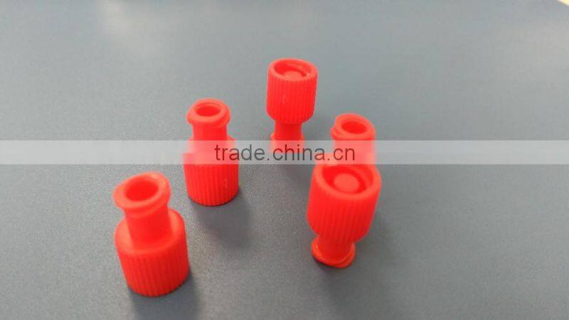 Disposable cap for medical tube use