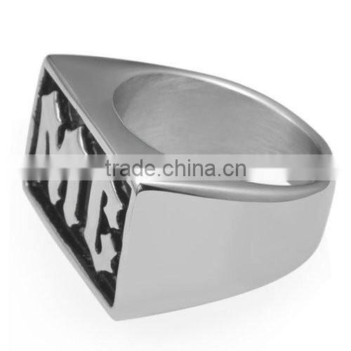 Jingli Jewelry best seller vintage mens biker cage alien skull cross rings (HF-058)