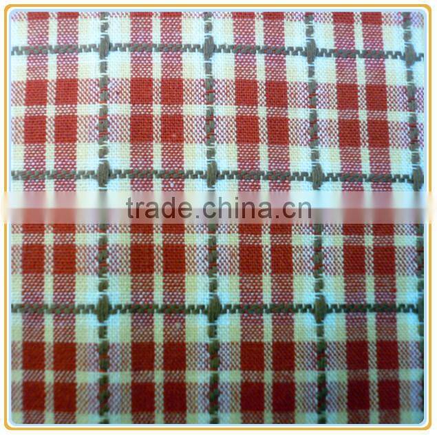 100% Cotton Yarn Dyed Dobby Fabric