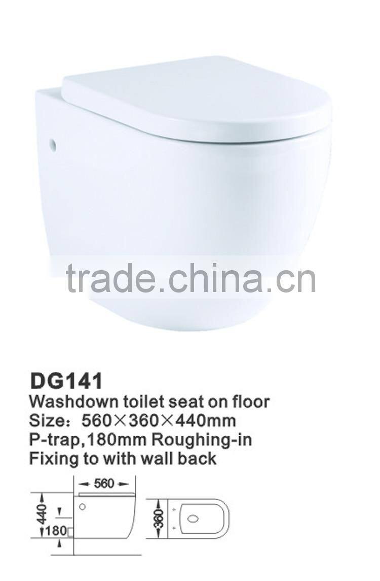 European popular design ceramic wall hung toilet