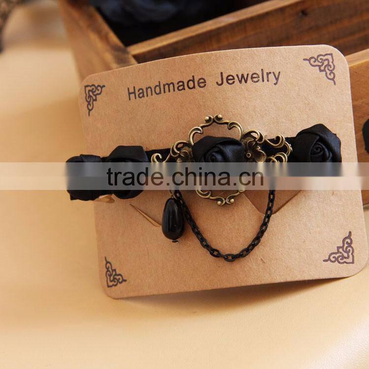 MYLOVE black rose barrette high quality headwear