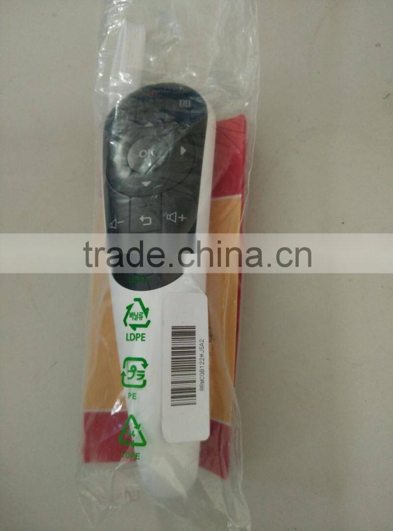 original easy learn TV voice remote control with white color RRMCGB122W