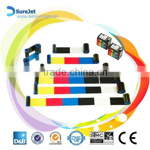 Zebra 800015-440 YMCKO Color Compatible Ribbon - 200 prints/roll factory for sale