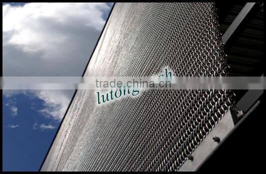 China wire mesh architectural conveyor belt mesh for window curtain
