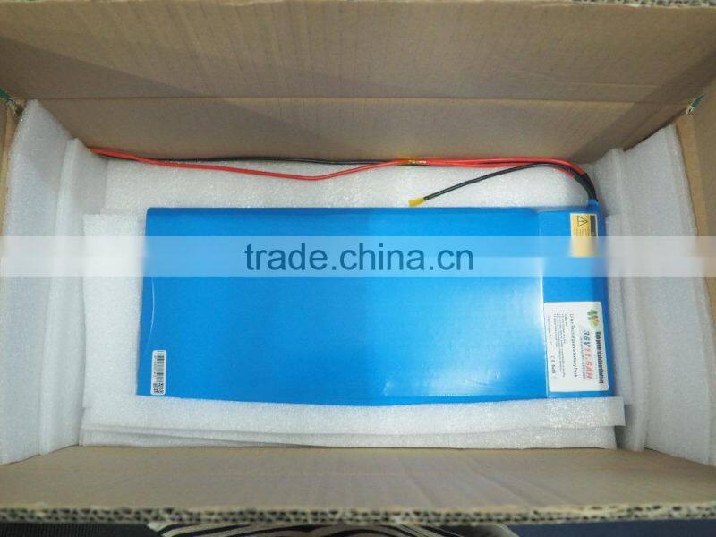 New design 36V 11.6Ah electric skateboard battery with BMS