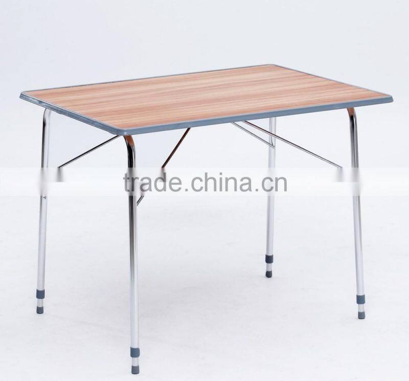 Aluminum folding table camping table outdoor table with injection border