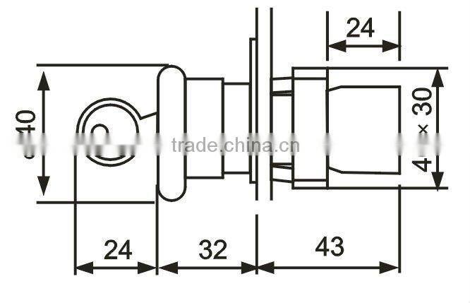emergency stop push button reset key switch,B2-BS142