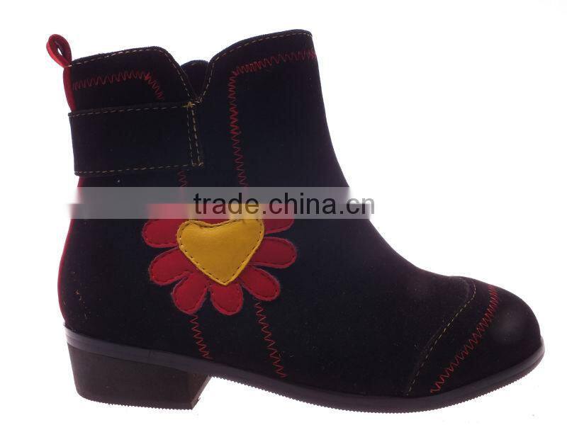 China wholesale kids shoes ankle boots in guangzhou