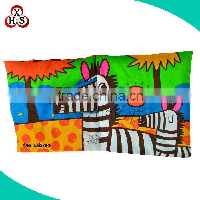 2016 baby kids soft plush memory cloth book, cute fabric baby bath book
