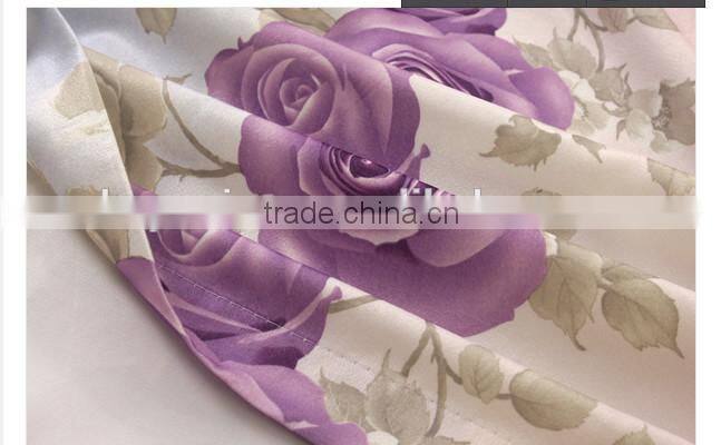 2015 hot sale printed designed No. 09 window curtains, made- up black out fabric in home or hotel