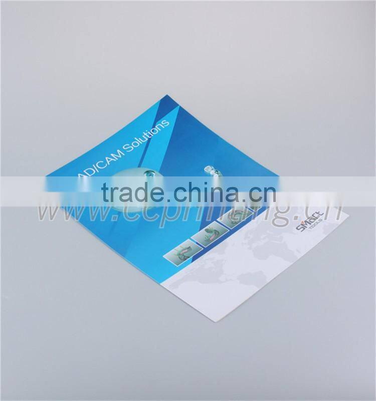 Customized order offset printed poster collapsible flyer printing