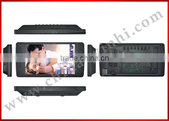 7 inch Supermarket Barcode Scanner mini USB Advertising Display LCD Battery Powered Digital Signage