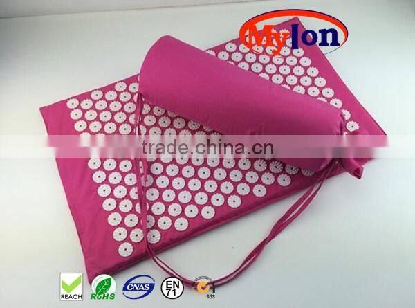 high quailty acupressure mat and pillow set combo relieve back pain