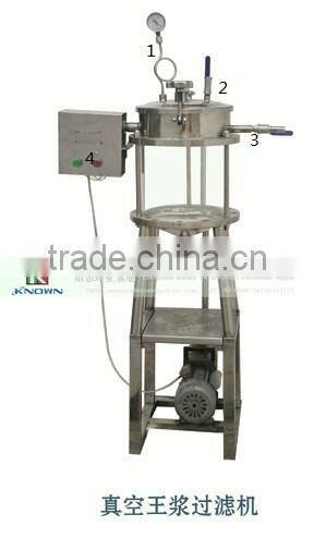 Honey royal jelly filter for sale /vacuum loadking royal jelly filter