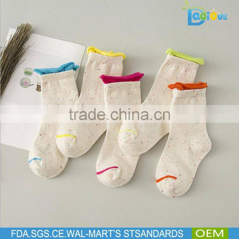 Lovely Totoro cartoon baby long socks high quality baby girls tube sock