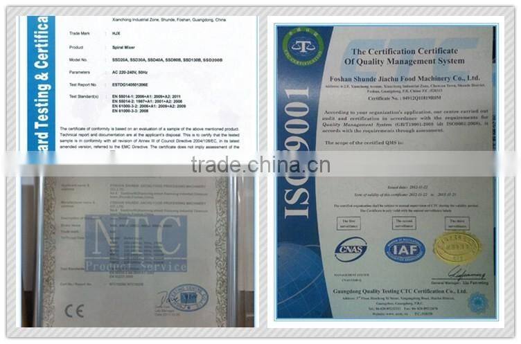 100L HJ50B Electric Tipping Used Commercial Horizontal Dough Mixer