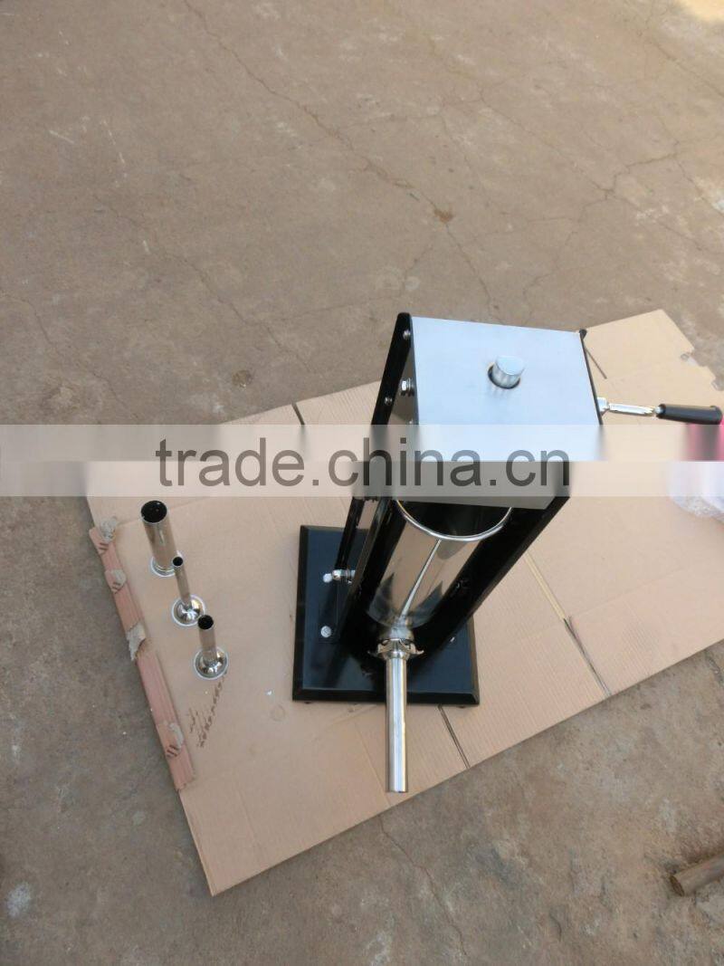 excellent quality home heavy duty Cast Iron Sausage Stuffer 3LB 5LB 3pcs tubes