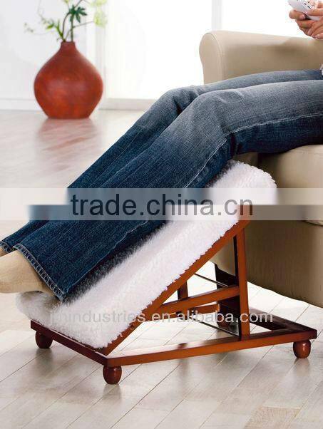 Adjustable Wooden Footstool