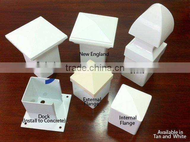 Vinyl Fence Post and Caps