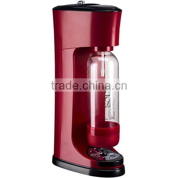 FDA certificated hose using red color metallic soda maker soda making machine