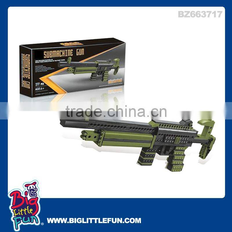 Plastic sniper rifle toy gun,building toys for boys
