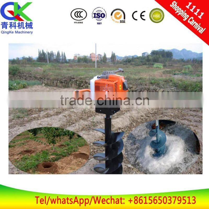 manual hole digger machine made in QK machinery