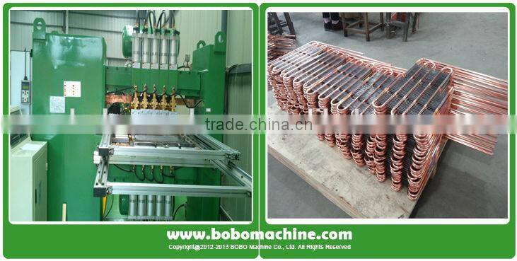 THE THREADED PIPE TYPE CONDENSER AND EVAPORATOR PRODUCTION LINE