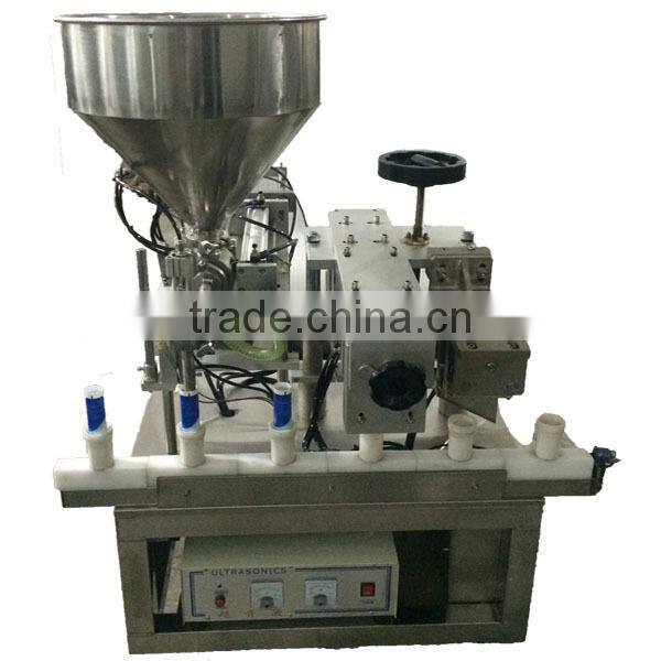 NF-20B Semi Automatic Aluminum Plastic Tube Filling Sealing Machine, Manual Tube Filler