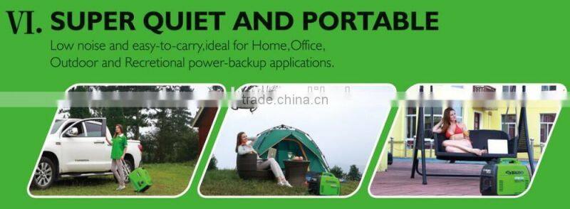 Portable 3.2KVA Silent Inverter Gasoline Generator 3200ie, 2years warranty,GS/GOST/CE/ETL,pure sinewave