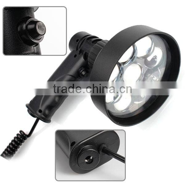 Guangzhou night hunting torch light handheld 27w led super bright outdoor lighting