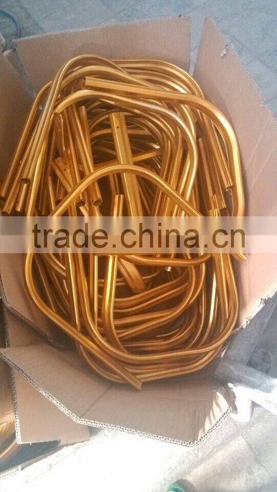OEM aluminum tube bending bendable aluminium tube with color anodization