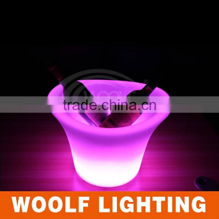 LED Ice Bucket Plastic Ice Bucket Acrylic Ice Bucket