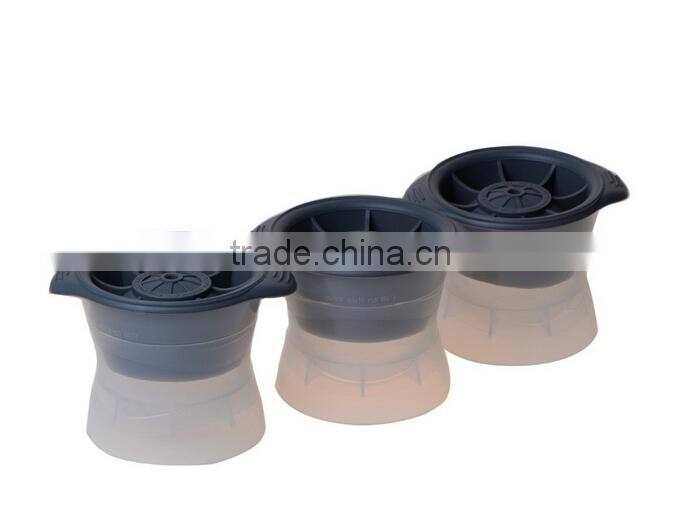 Silicone Ice Ball Mold Tray Maker, Silicone Sphere Ice Molds