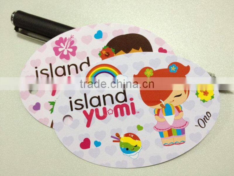 Custom printed plastic card keychain