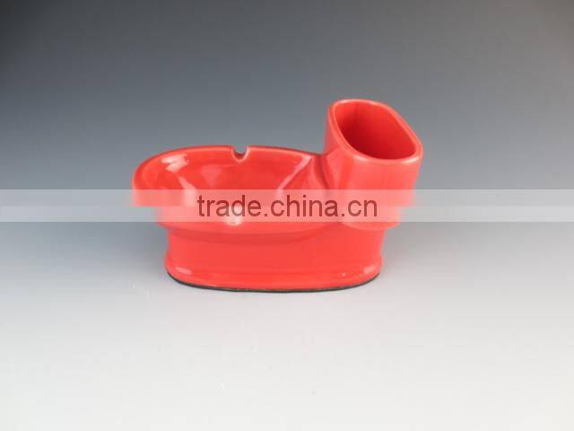 white ceramics type funny closestool shaped eco-friendly ashtray