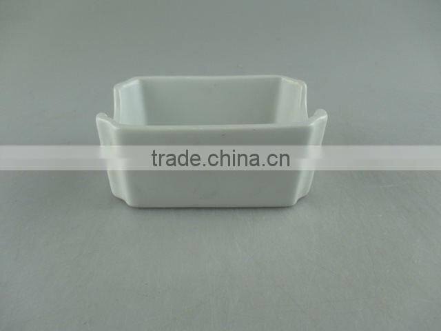 Cheap white ceramic toilet soap holder in stock