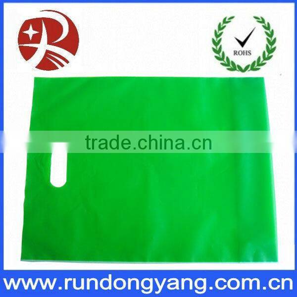 PE Custom Die Cut Plastic Bag for Shopping