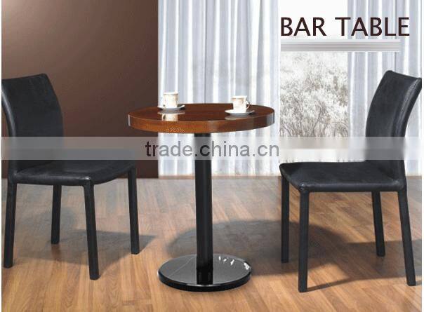 modern MDF top and marble base bar table LQ-G914