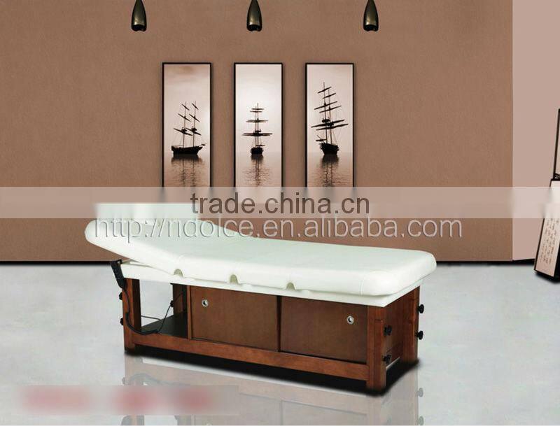Wood base Electric Massage Beauty Bed / High End Used Electric Massage Table DS-Z11D08B1