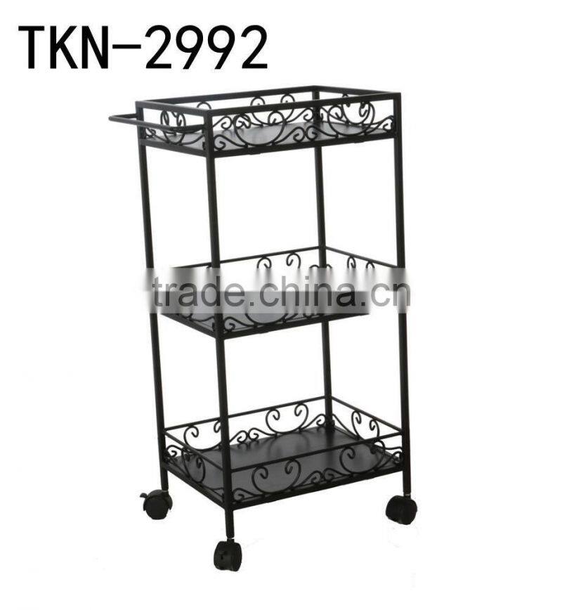 Portable manicure furniture cabinet with movable stool inside for Nail Salon TKN-2992