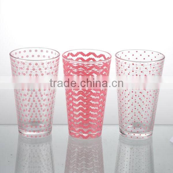 high quality 3geometric figure water glass set drinking set dinner set