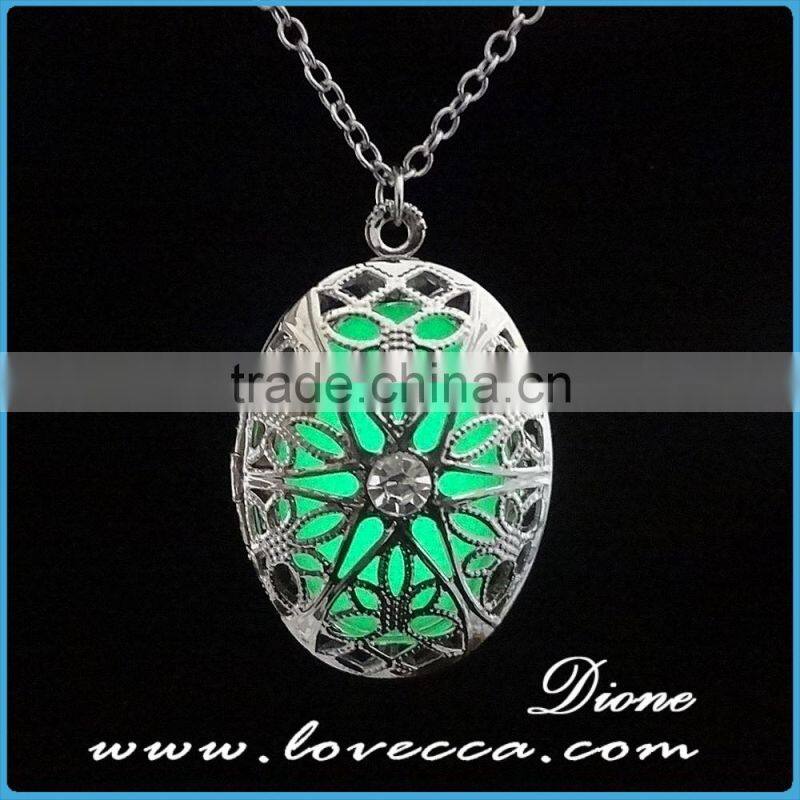 New Girls Women Pretty Vintage Gift glow in the dark necklace jewellery