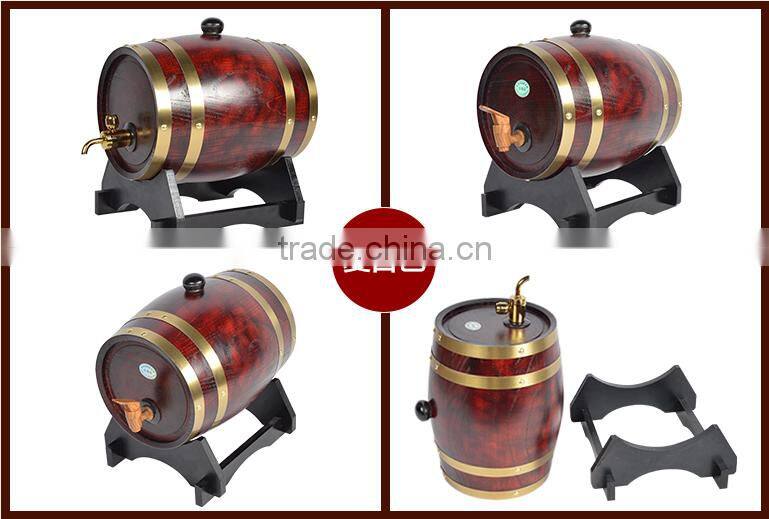 Exquisite handmade wood wine barrel