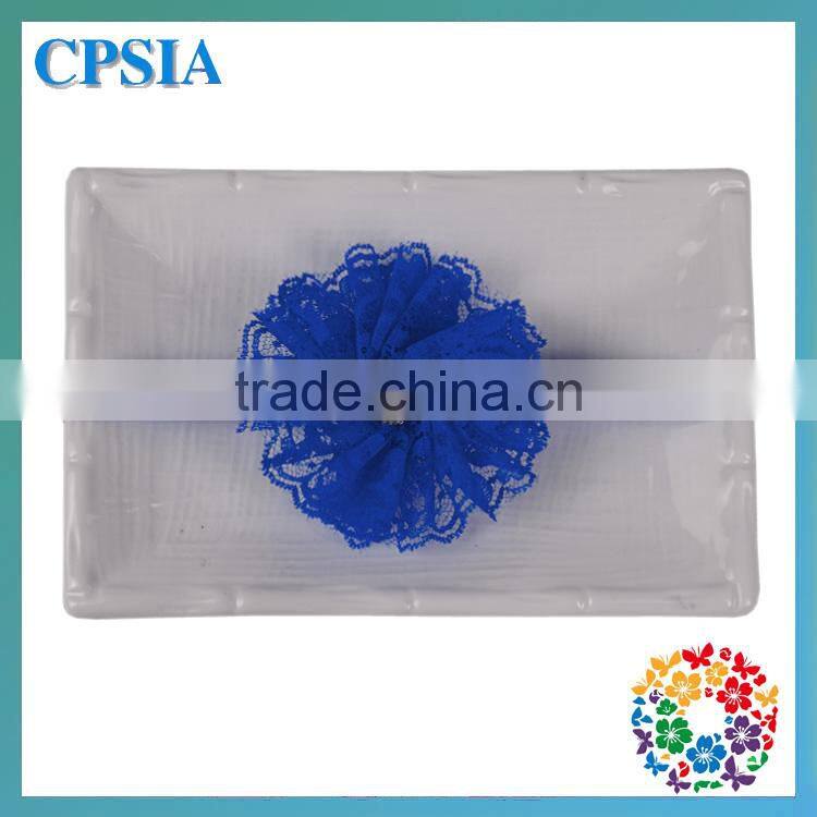 Baby Girl Vintage Lace Flower Headbands Toddler Headbands Knit Elastic Baby Headbands Interchangeable Elastic Bands