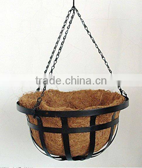 hanging basket with coco liner LMHBC-12P02