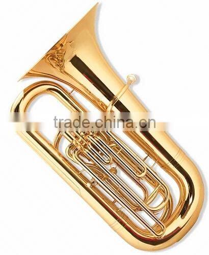 Silver plated F key marching mellophone horn