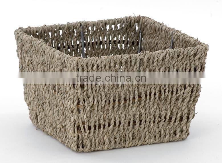 small round straw baskets for sale