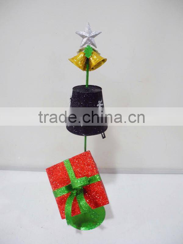 Newest xmas decoration christmas products metal top quality Fujian factory