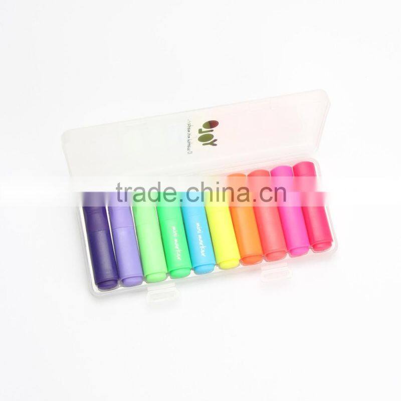 2016 hot selling eco highlighter plastic touch pen