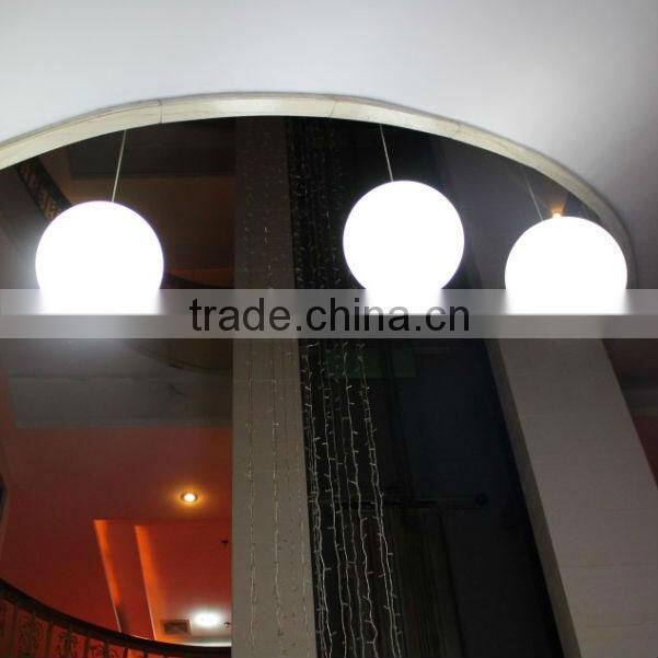 Led furniture/led flat ball light/garden plastic ball lamp